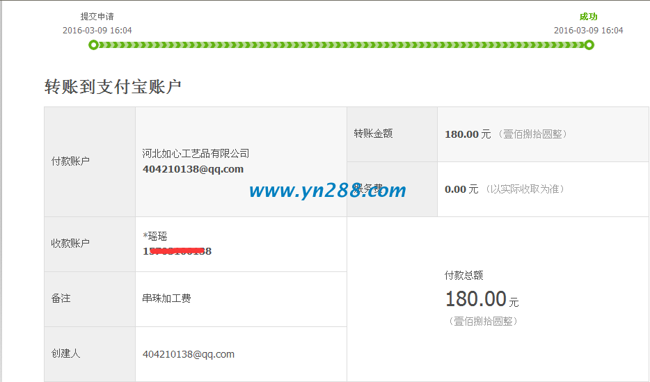 邯鄲肥鄉(xiāng)崔小妹試做珠繡成功，錄取會(huì)員收到加工費(fèi)(圖1)