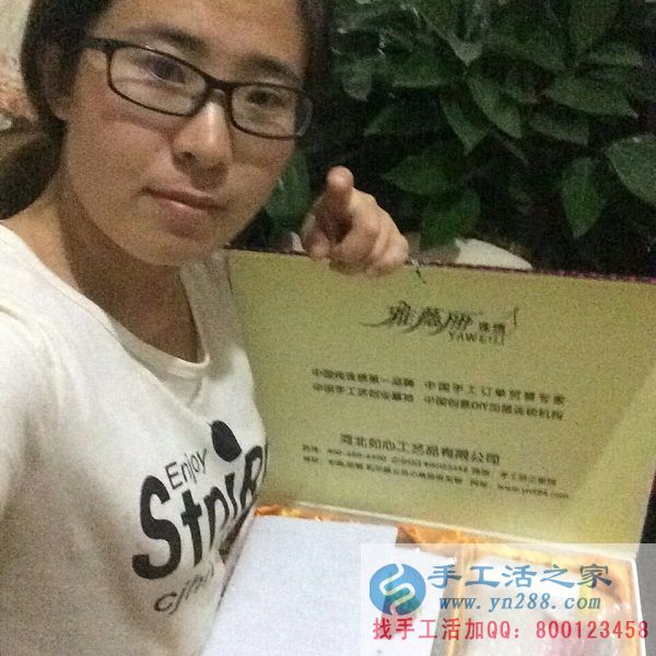 開超市又做手工活，山東威海孫女士業(yè)余時間做手工活賺錢增收入(圖1)