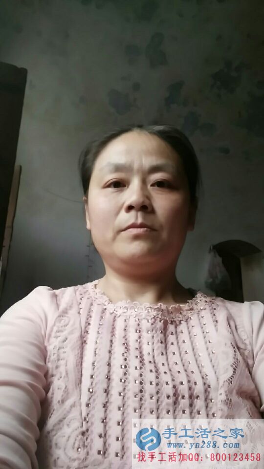 手工愛好者的福音:山西晉城霍大姐做手工活收到加工費180元——霍大姐本人照片