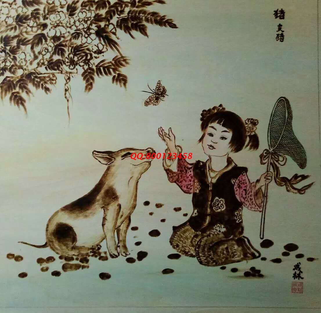 【民間手工藝品推介】邱縣傳統(tǒng)純手工烙畫，《十二生肖系列》預約定制