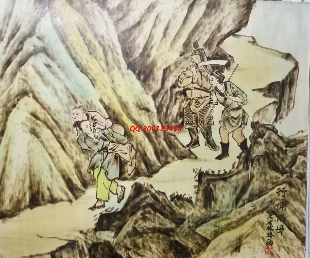 【民間手工藝品推介】邱縣傳統(tǒng)純手工烙畫，《二十四孝系列》預約定制，尺寸46*39cm