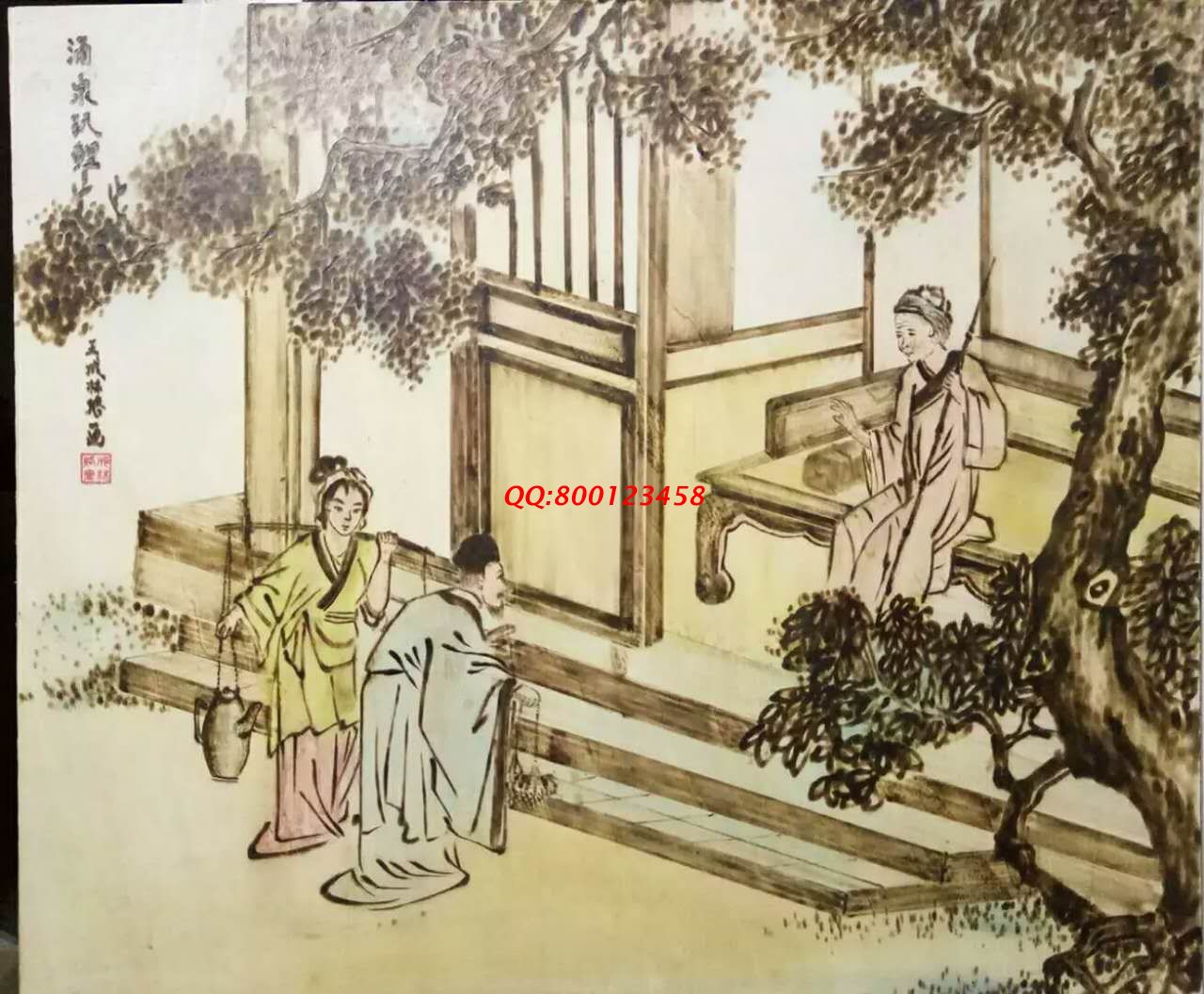 【民間手工藝品推介】邱縣傳統(tǒng)純手工烙畫，《二十四孝系列》預約定制，尺寸46*39cm