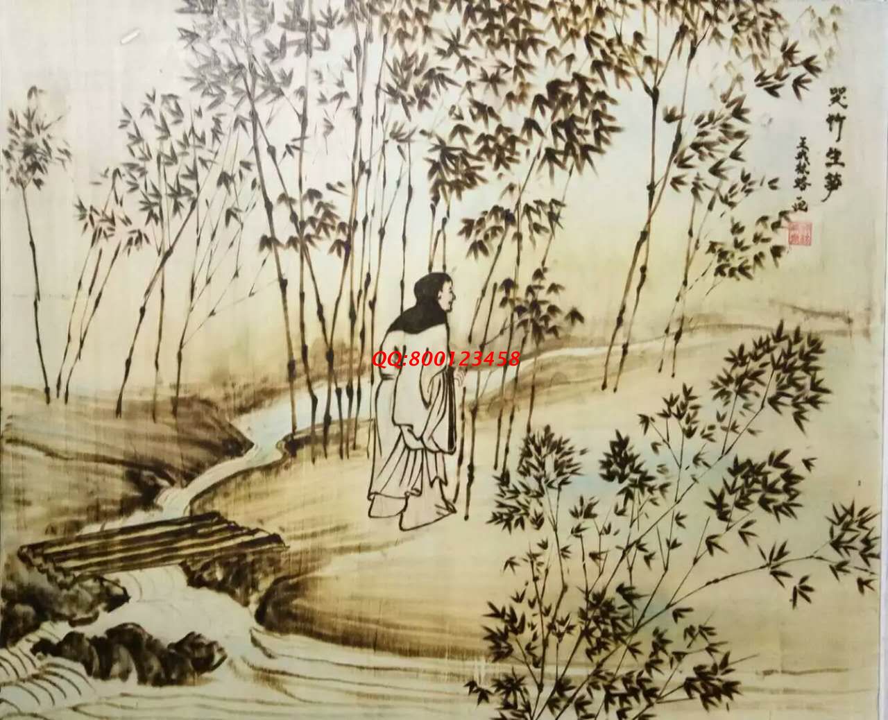 【民間手工藝品推介】邱縣傳統(tǒng)純手工烙畫，《二十四孝系列》預約定制，尺寸46*39cm