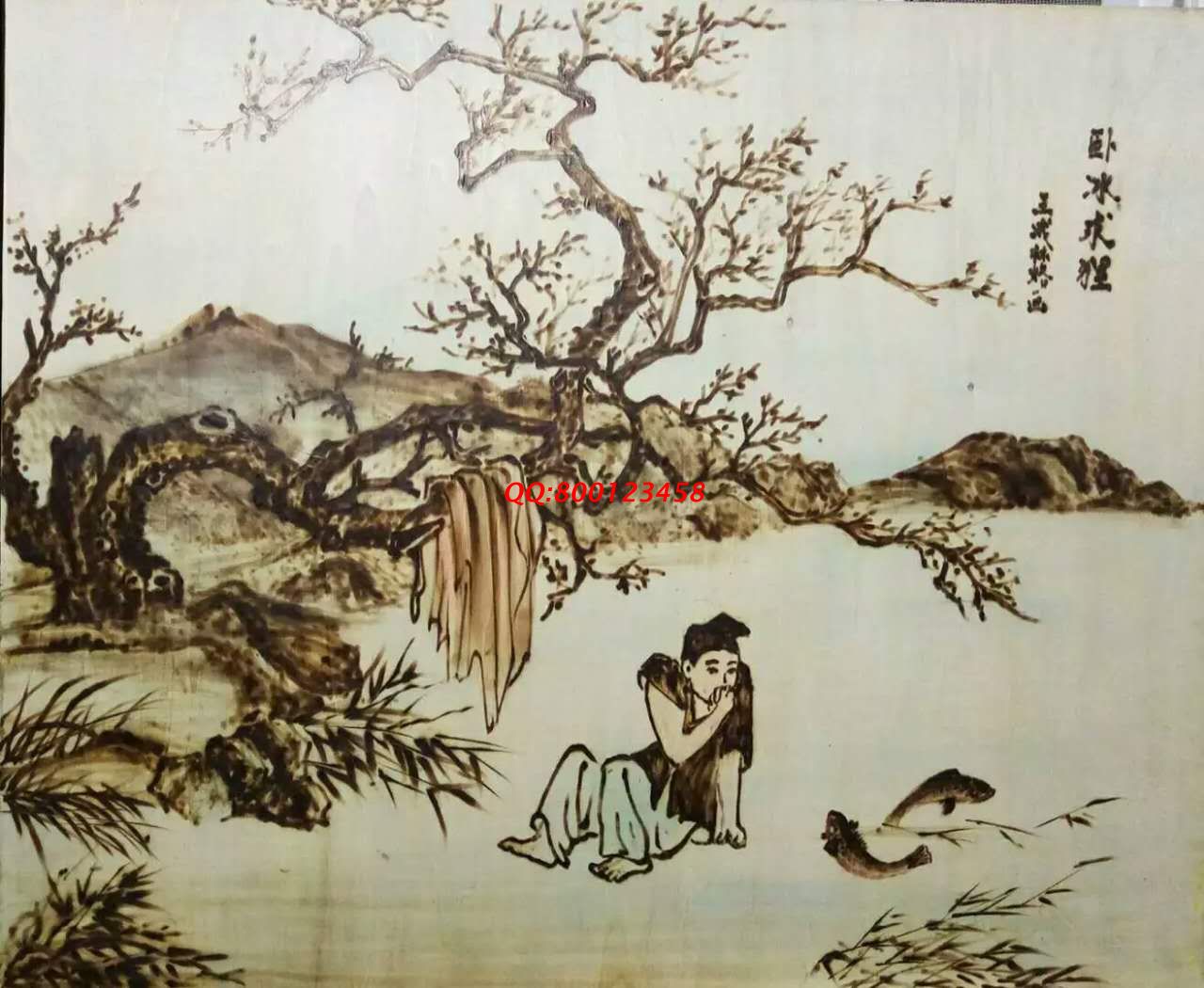 【民間手工藝品推介】邱縣傳統(tǒng)純手工烙畫，《二十四孝系列》預約定制，尺寸46*39cm