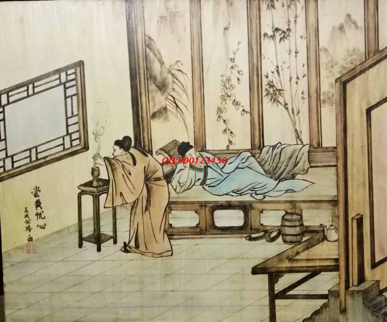 【民間手工藝品推介】邱縣傳統(tǒng)純手工烙畫，《二十四孝系列》預約定制，尺寸46*39cm