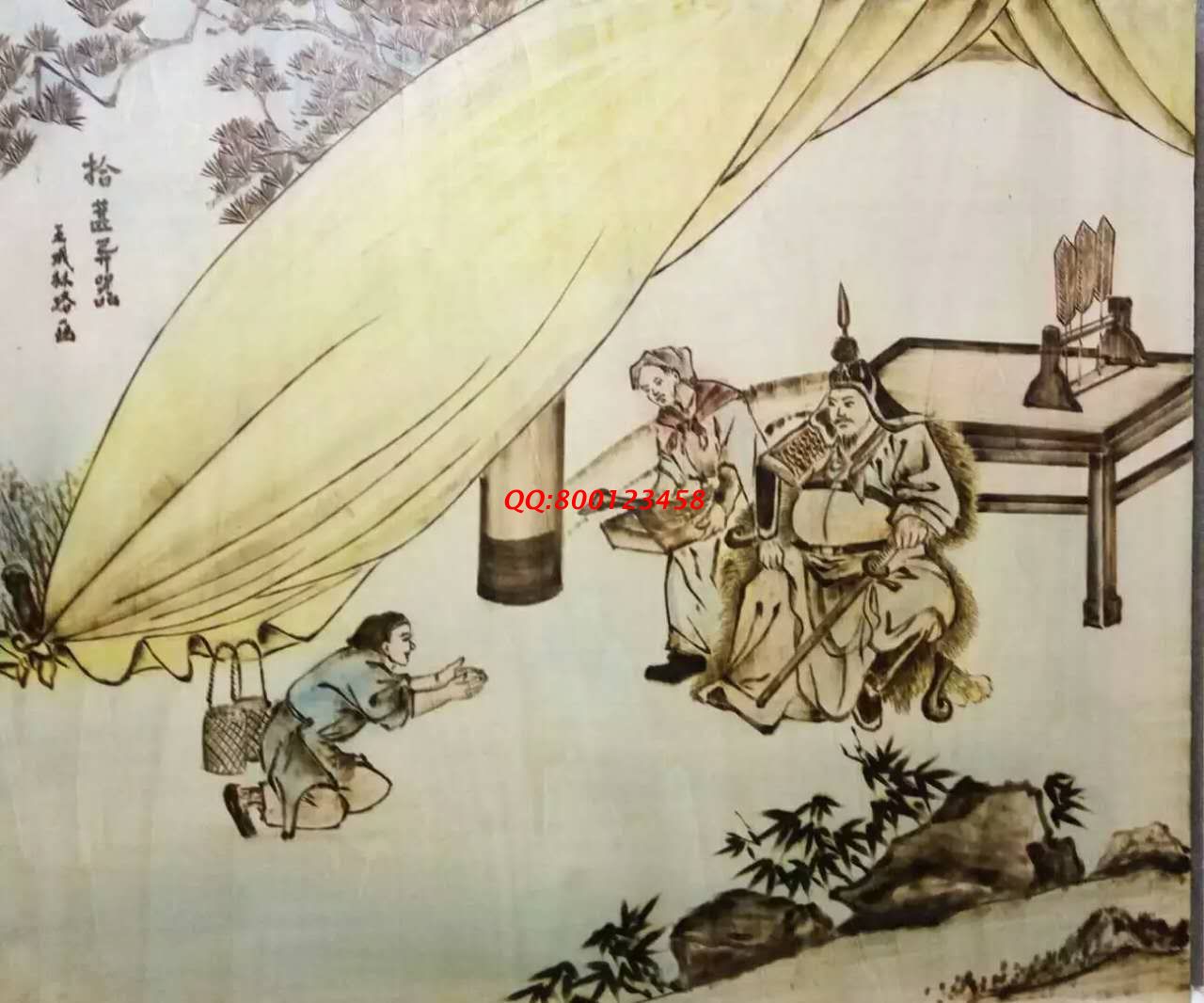 【民間手工藝品推介】邱縣傳統(tǒng)純手工烙畫，《二十四孝系列》預約定制，尺寸46*39cm