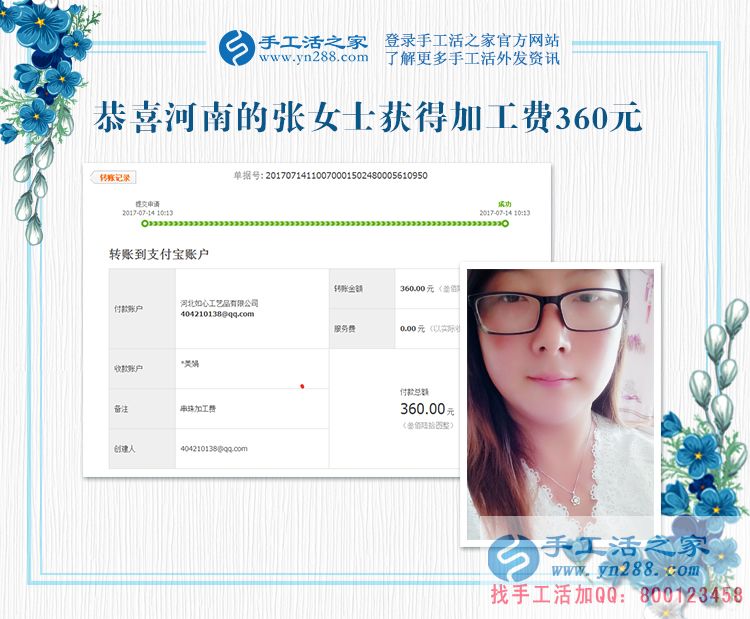 美術(shù)老師的新杰作，河南張女士暑假里兼職手工活賺錢忙(圖1)