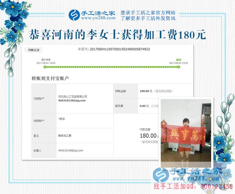 珠繡畫手工活優(yōu)缺點分析，河南李女士用切身體驗來講解(圖1)