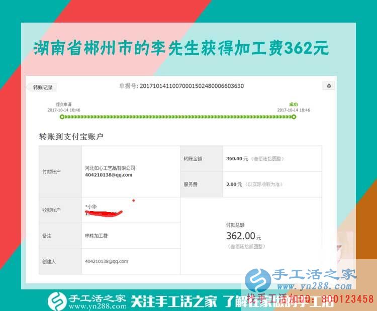 返鄉(xiāng)農(nóng)民創(chuàng)業(yè)好項目,湖南郴州李先生秋收后在家做手工活賺錢準備做代理(圖1)