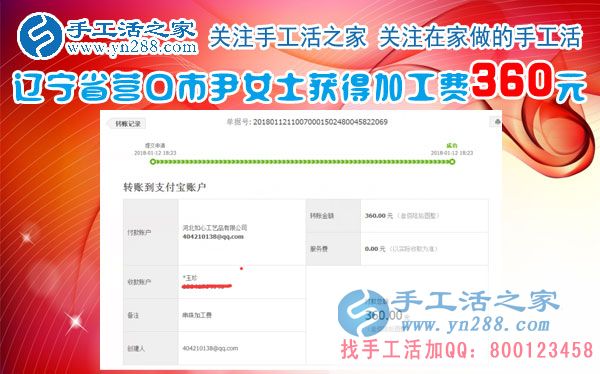 開著小店還閑不住，遼寧營口尹女士又兼職做珠繡手工掙錢，這次又掙錢了(圖1)
