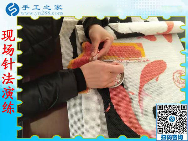 這個(gè)彩珠繡外發(fā)手工活很適合我，天津退休人員楊女士這樣對大家說