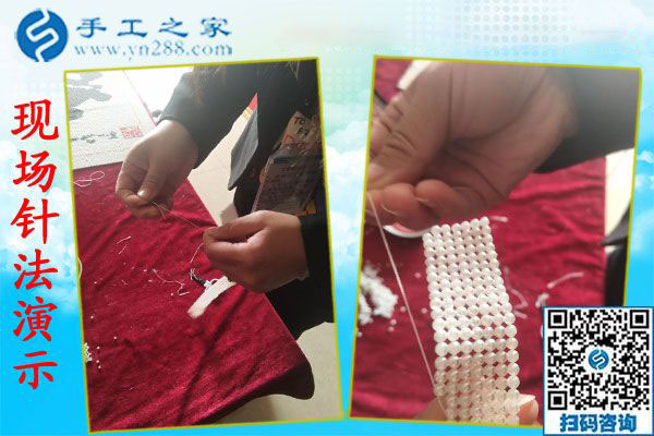 12月13日，正規(guī)手工活外發(fā)，在家賺錢的手工活沒有什么男女之分。手工之家接待考察加工客戶剪影