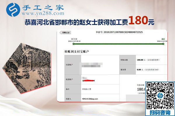 這是本地的外發(fā)手工活，我相信！河北邯鄲趙女士與娘家人嫂子一起做