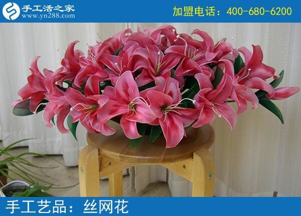 手工之家各種漂亮的絲網(wǎng)花 廢物利用美觀(guān)實(shí)用 永不凋謝的美麗(圖5)