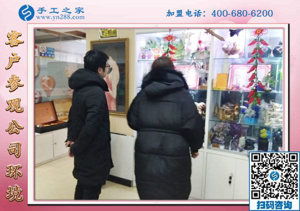 1月21日，正規(guī)供料的手工活，在家做的手工活就是串珠免押金手工活，手工之家接待考察加工客戶剪影
