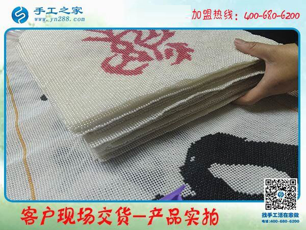 手工活帶回家加工，邯鄲涉縣鄭女士選擇手工之家串珠繡(圖3)