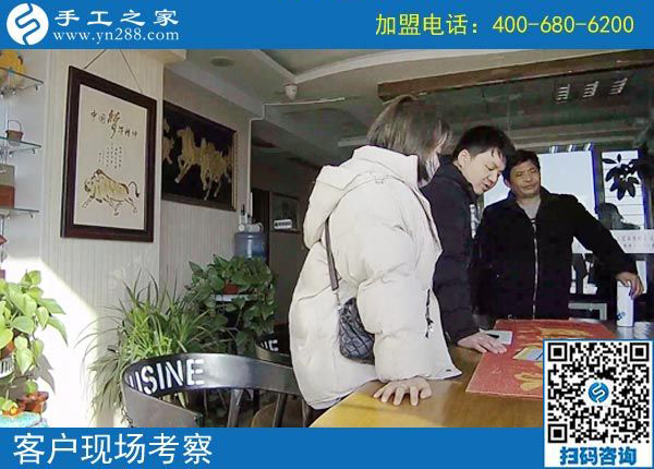 2月19日，這個可以寄到家做的手工活怎么樣？手工之家接待考察加工客戶剪影