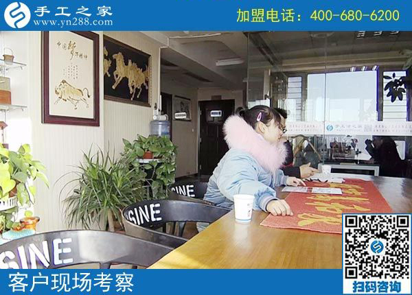 2月19日，這個可以寄到家做的手工活怎么樣？手工之家接待考察加工客戶剪影
