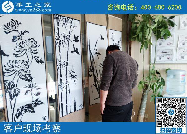 3月19日，急招在家加工手工活手工加工人員，這個(gè)免押金手工活外發(fā)加工項(xiàng)目很缺人！手工之家接待考察加工客戶剪影