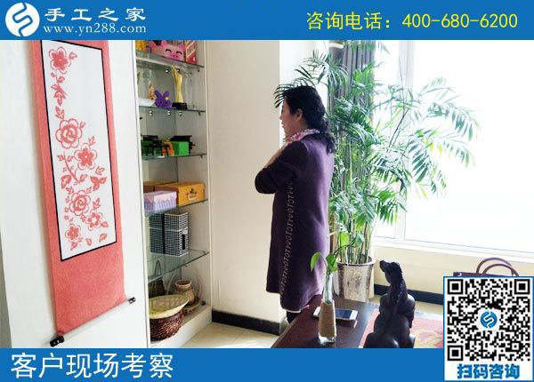 3月19日，急招在家加工手工活手工加工人員，這個(gè)免押金手工活外發(fā)加工項(xiàng)目很缺人！手工之家接待考察加工客戶剪影