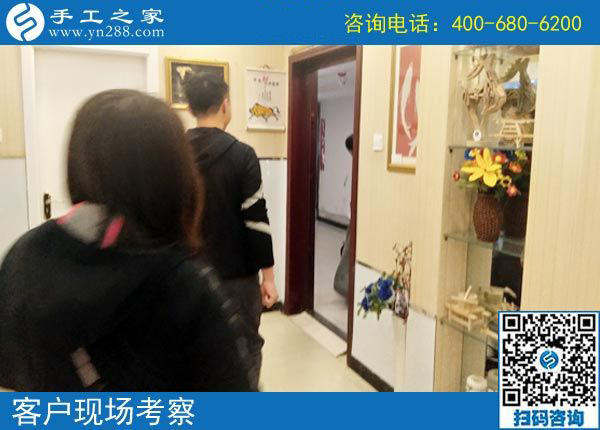 4月8日,為什么都說這個可以帶回家做的手工活是真的手工活加工項目，手工之家接待考察加工客戶剪影
