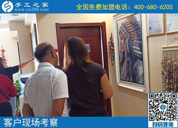 7月28日，月末周末來合作，大家要把這個(gè)正規(guī)供料的手工活帶回家，手工之家接待考察加工客戶剪影