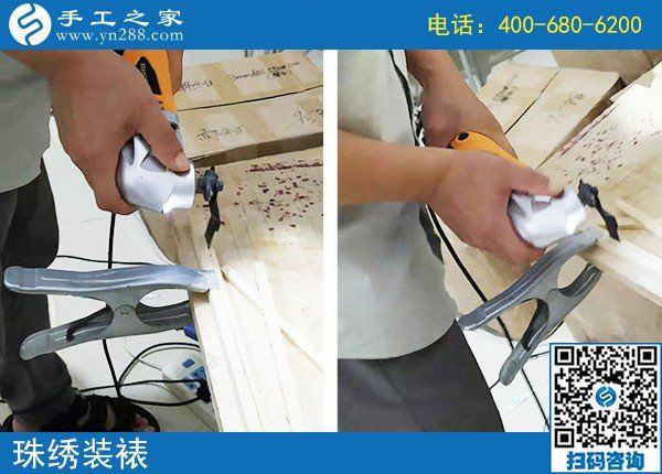 8月4日，如何保證加工的手工順利回收？正規(guī)企業(yè)這樣做，手工之家接待考察加工客戶剪影