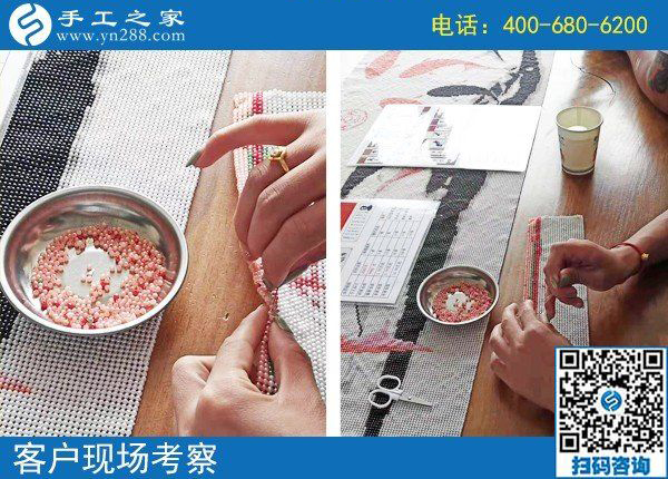 愛人在做這個掙錢，河南安陽董先生偶爾也幫忙做這個兼職手工活