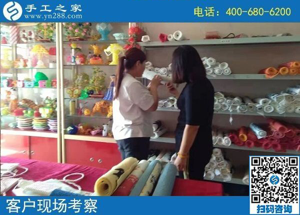 8月30日，把手工活拿回家做，越來越多的人選這里是有原因的，手工之家接待考察加工客戶剪影