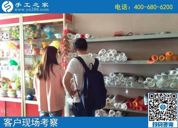 8月31日，可以帶回家做的手工活，勵志珠珠繡是個好選擇，手工之家接待考察加工客戶剪影