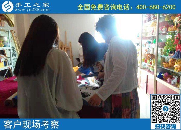 9月1日，把手工活拿回家做，新的一月從這開始，手工之家接待考察加工客戶剪影