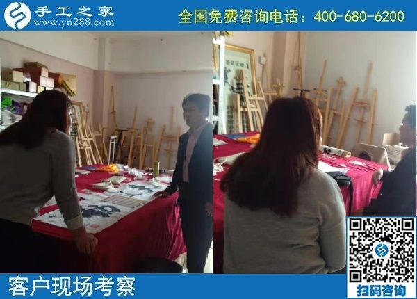 10月14日，好做的手工活大家都喜歡，就像珠繡串珠外發(fā)手工活一樣，手工之家接待考察加工客戶剪影