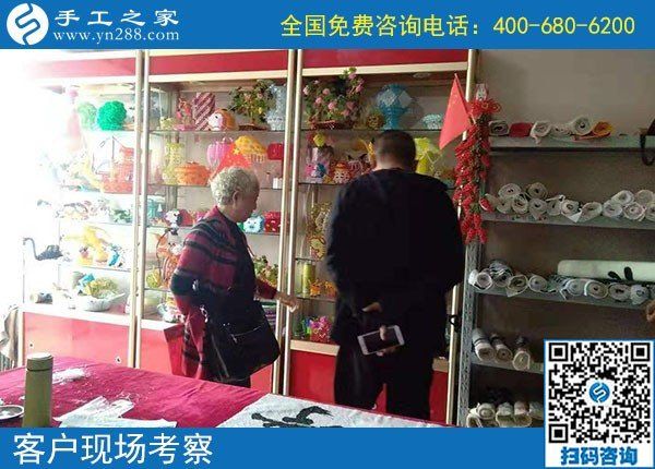 10月15日，選擇勵志珠珠繡，因為這個正規(guī)手工活的服務(wù)都是貫穿始終的，手工之家接待考察加工會員剪影