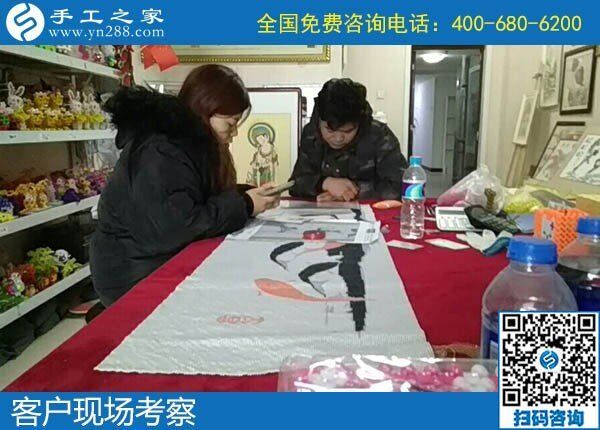 12月12日，拿回家做的手工活，手工活外發(fā)加工就是珠繡外發(fā)手工活，手工之家接待考察加工客戶剪影