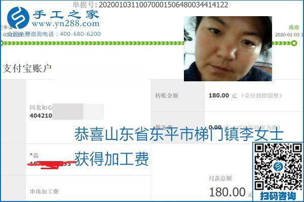 你、我、她，都能做，都能掙錢，這個手工活加盟項目是首選