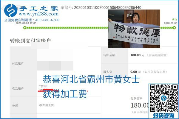 你、我、她，都能做，都能掙錢，這個手工活加盟項目是首選