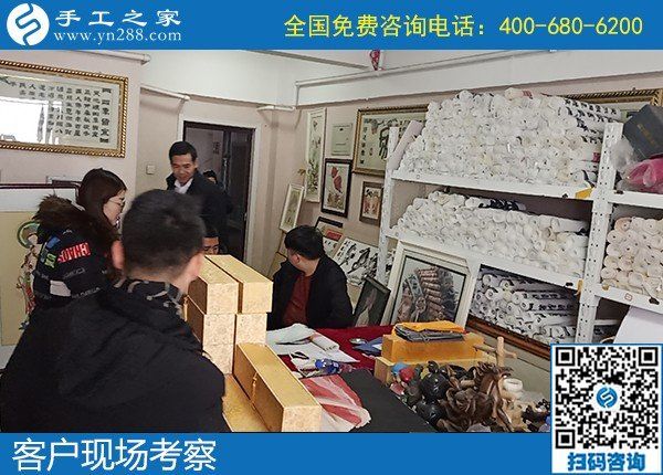 1月9日，手工活代理加工，可以在家做的手工活，就是勵志珠珠繡手工活，手工之家接待考察加工客戶剪影