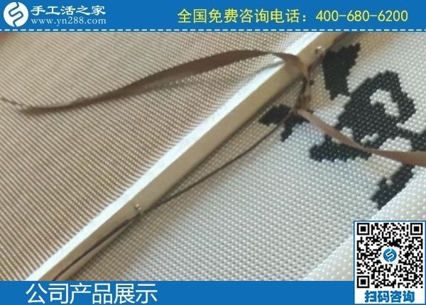 2月3日，手工活加盟項(xiàng)目，拿回家做的手工活，就是珠繡外發(fā)手工活，手工之家珠繡細(xì)節(jié)成品實(shí)拍