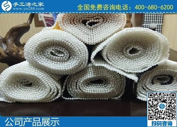 2月10日，想找手工活外發(fā)加工，選十多年歷史的成功企業(yè)手工之家能掙錢，勵(lì)志珠珠繡成品展示