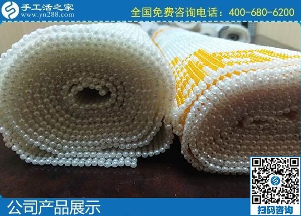 2月10日，想找手工活外發(fā)加工，選十多年歷史的成功企業(yè)手工之家能掙錢，勵(lì)志珠珠繡成品展示