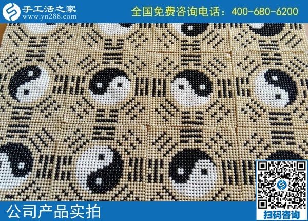 2月14日，正規(guī)手工活加盟項目，在家賺錢的手工活，就是勵志珠珠繡，手工之家勵志珠珠繡成品實拍