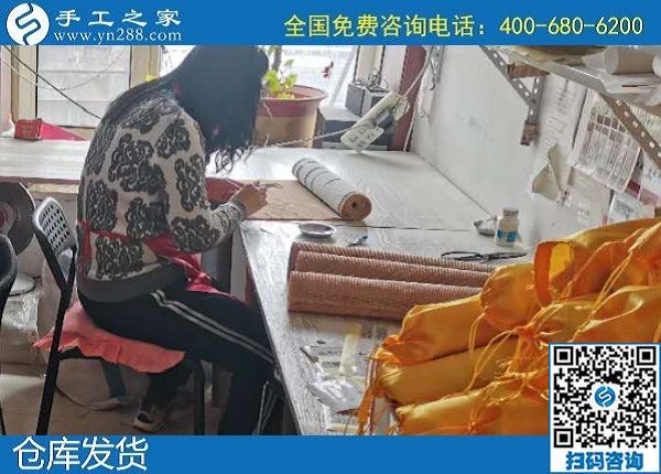 3月2日，真實(shí)可靠的手工活加工，正規(guī)代理手工活加工項(xiàng)目就是珠繡手工，手工之家材料倉庫集中安排發(fā)貨