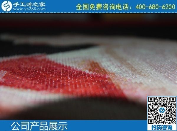適合春天做的手工活，就是手工之家勵志珠繡(圖1)