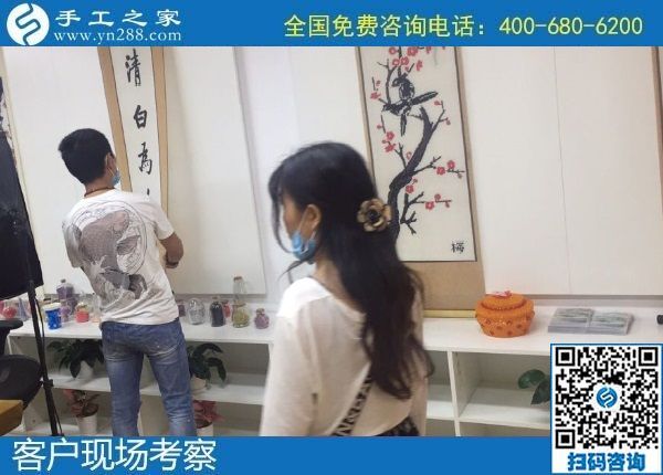 6月27日，在家做外發(fā)手工活的直接收獲，除了掙錢(qián)，就是陪伴，手工之家接待考察加工客戶(hù)剪影