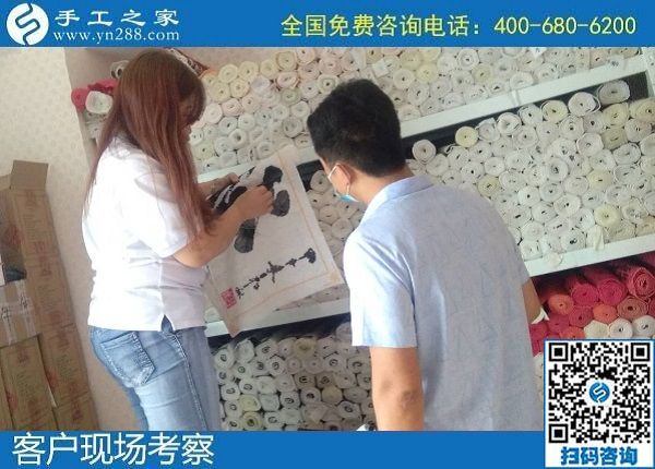 6月27日，在家做外發(fā)手工活的直接收獲，除了掙錢(qián)，就是陪伴，手工之家接待考察加工客戶(hù)剪影