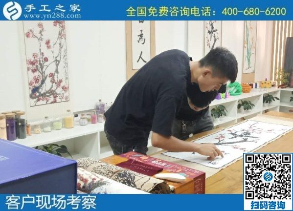 9月1日，純手工活外發(fā)加工項(xiàng)目，來(lái)這里，放心把手工活拿回家做，手工之家接待考察加工客戶剪影
