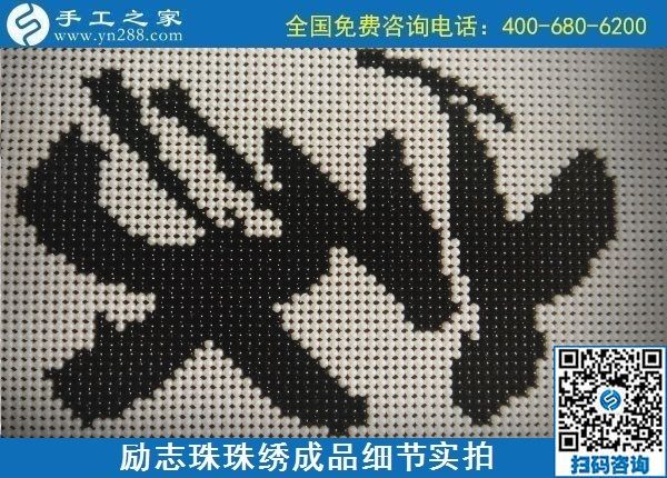 9月15日，想在家做手工活掙錢，越來(lái)越多的人選擇這個(gè)可以寄到家做的手工活，勵(lì)志珠珠繡成品細(xì)節(jié)實(shí)拍
