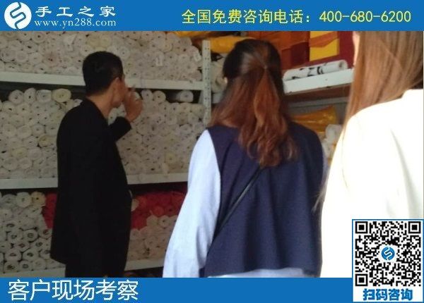 10月4日，手工活賺錢，手工活代理加工項目，找到可信可靠的企業(yè)很關(guān)鍵，手工之家接待考察合作加工客戶剪影