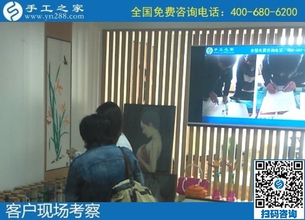 10月16日，可以帶回家做的手工活，手工活外發(fā)回收，這里的珠繡手工活值得選擇，手工之家接待考察加工客戶剪影