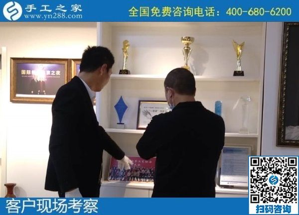 10月22日，純手工活外發(fā)加工項目受歡迎，這里的珠繡手工活是可以寄到家做的手工活，手工之家接待考察加工客戶剪影